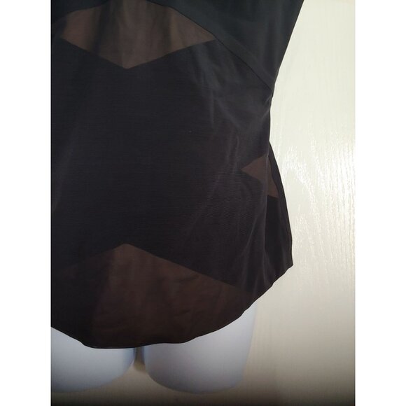 Honeylove Liftwear Bra Tank Vamp Black V-Neck Shapewear Activewear Smoothing 1X - Picture 6 of 10